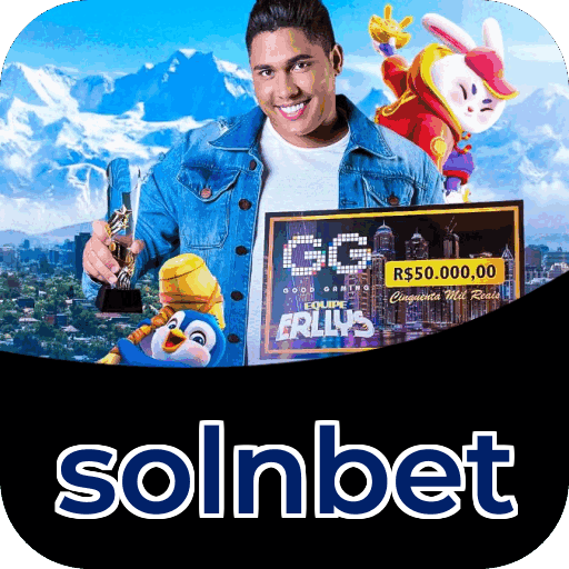 Interface do aplicativo solnbet mostrando jogos disponíveis no iOS e Android
